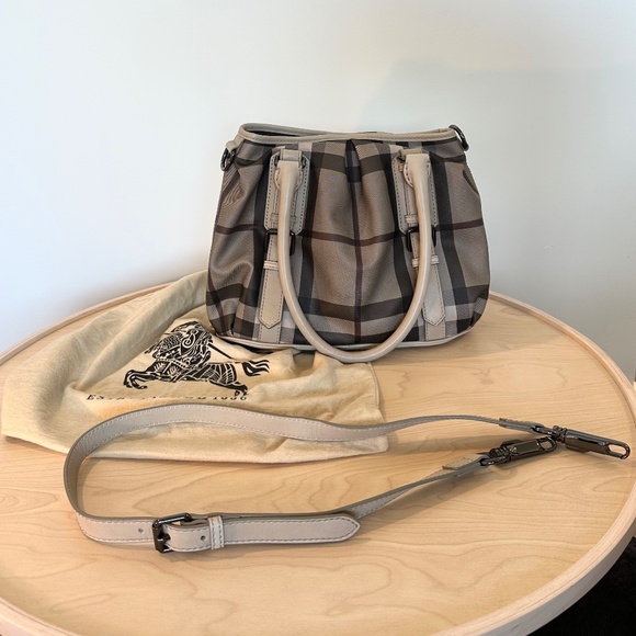 Burberry Northfield Top Handle Tartan Bag - Picture 1 of 11